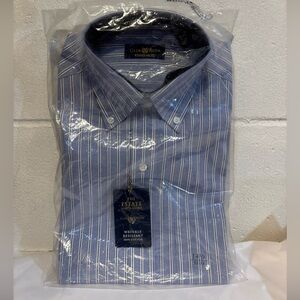 Club Room The Estate Dress shirt Men’s blue strip cotton